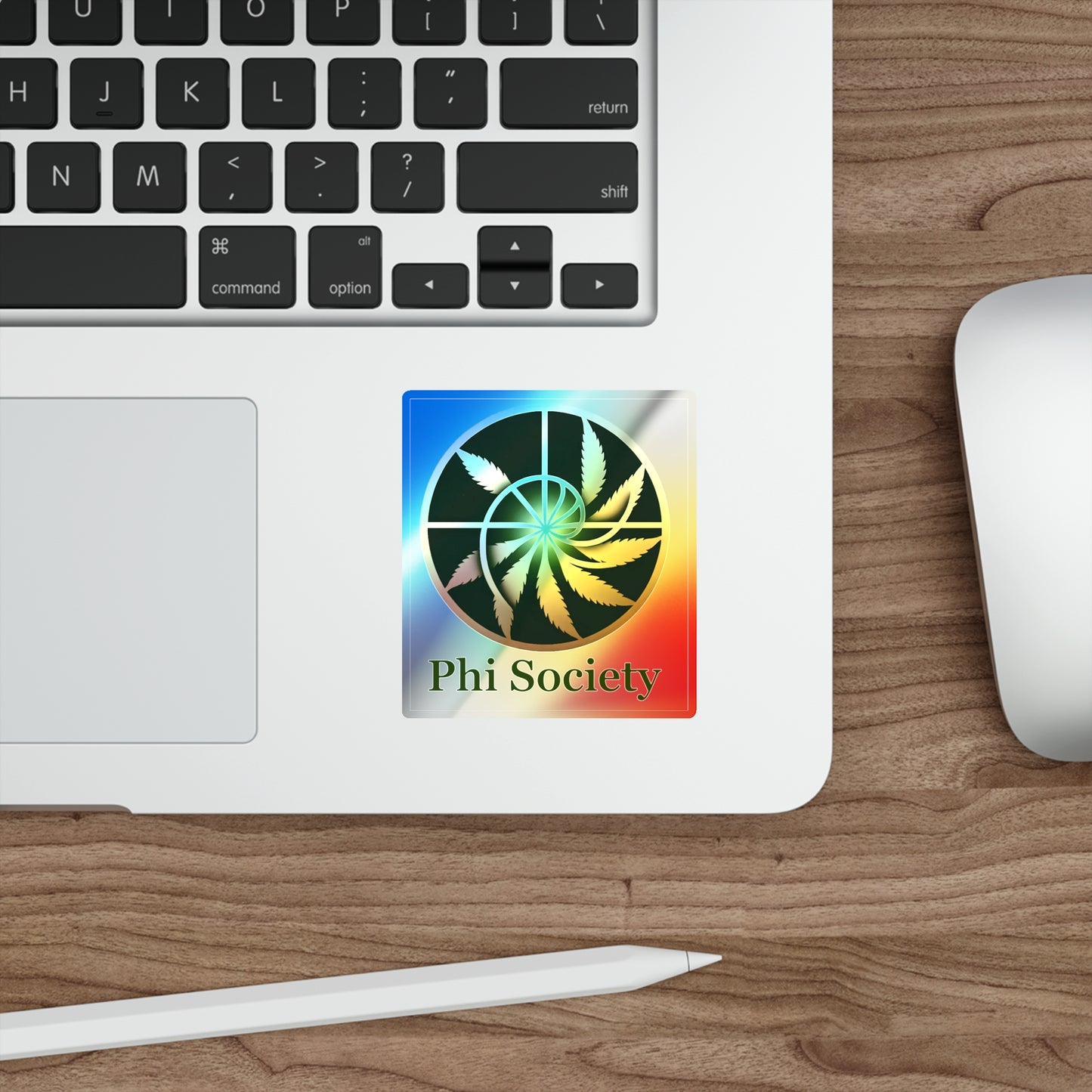 Phi Society Holographic Die-cut Stickers