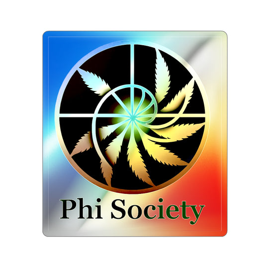 Phi Society Holographic Die-cut Stickers