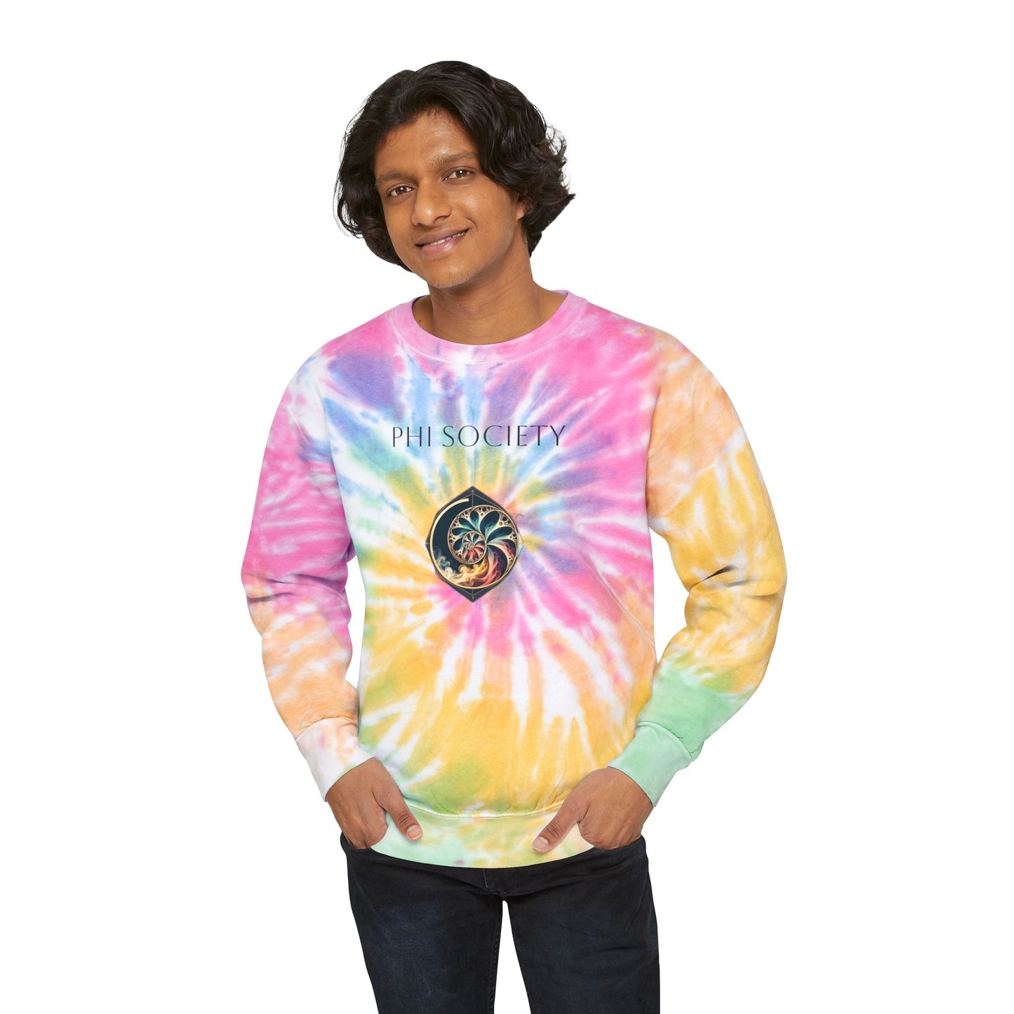 Unisex Phi Society Tie-Dye Sweatshirt